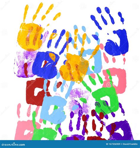 Handprints Stock Image Cartoondealer