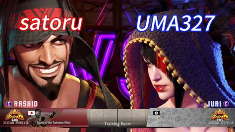 SF6satoru RASHID 64th Vs UMA327 JURI 29thStreet Fighter 6 Ranked