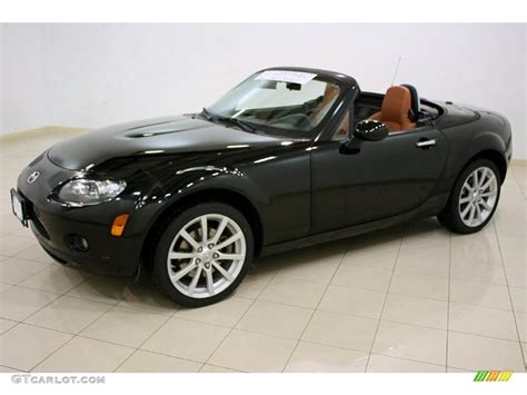 2008 Brilliant Black Mazda Mx 5 Miata Grand Touring Hardtop Roadster