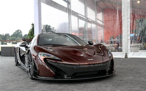 Download Wallpapers Mclaren P1 Supercar Brown P1 Tuning Black