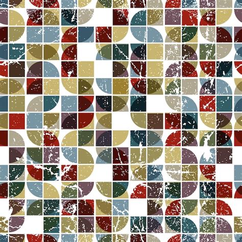 Premium Vector Vector Geometric Textile Abstract Seamless Pattern