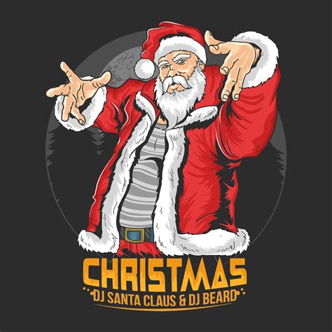 Santa Claus In Hip Hop Dancing Style 1309950 Vector Art At Vecteezy