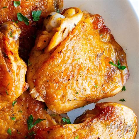 Roasted Half Chicken Crispy Juicy Recipe Wholesome Yum