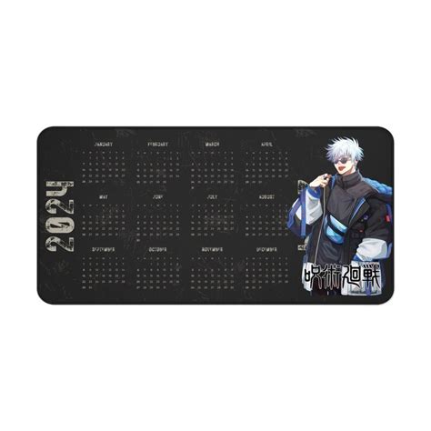 Anime 2024 Calendar Jujutsu Kaisen Gojo Satoru Large Mousepad Anime