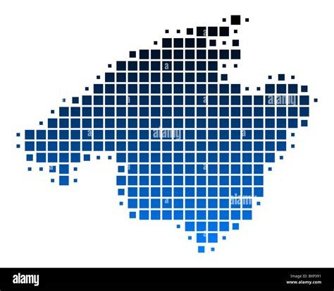 Map of Mallorca Stock Photo - Alamy