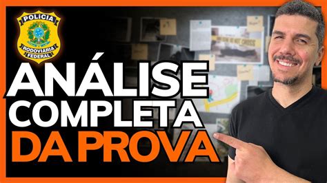 COMO FOI A PROVA DA PRF 2021 ANÁLISE COMPLETA YouTube