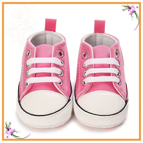 Pink Baby Shoes, Pink Baby Boots, Pink Sneakers, Crawling Baby Girl Shoes, Cute Baby Shoes, Baby ...