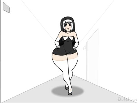 Mona Struttin Nun Edition By Doctorloops Hentai Foundry