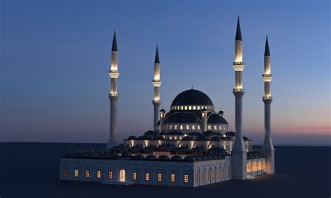 3d mosque model