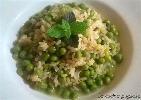 Risotto Con Piselli E Menta La Cucina Pugliese