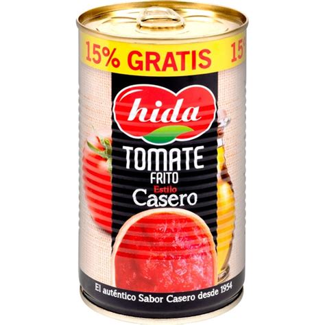 Comprar Tomate Frito El Auténtico Sabor Casero Lata 400 G · Hida