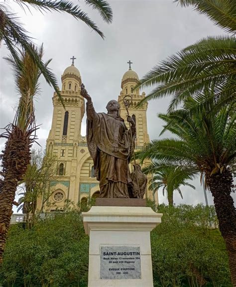 Basilica of Saint Augustine in Annaba Algeria Stock Image - Image of statue, algeria: 265745877