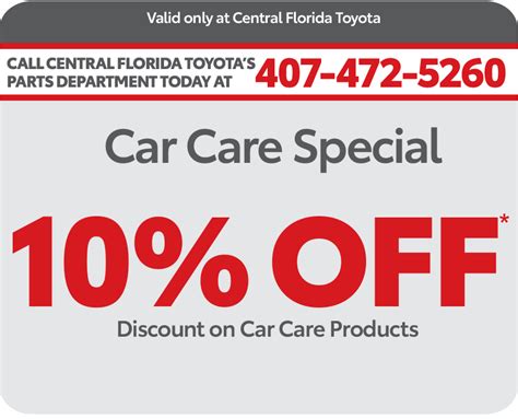 Parts Coupon 1 | Central Florida Toyota