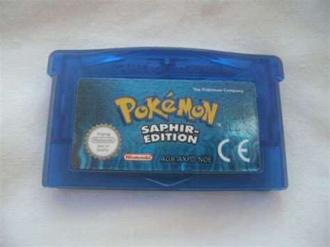 Nintendo Spiel Pokemon Saphir Edition Für Game Boy Advance Nur Modul