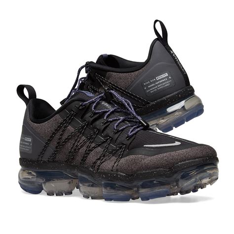 Nike Air Vapormax Run Utility W Black Silver And Grey End