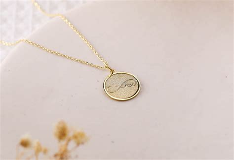 Dainty Infinity Necklace 14k Gold Infinity Love Necklace Etsy