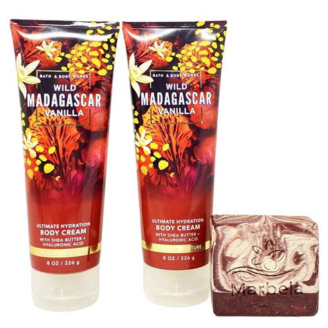 Bath And Body Works Wild Madagascar Vanilla 2 Piece Ultimate Hydration