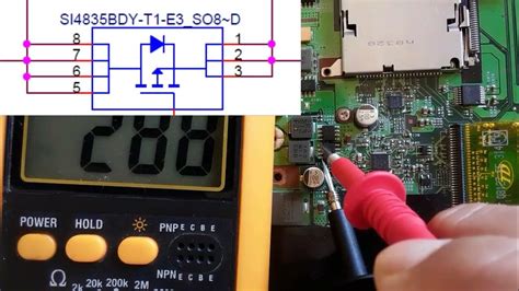 How To Test Mosfet On Motherboard Smd Mosfet Testing 8 Pin Mosfet Test Laptop Mosfet