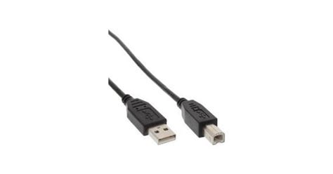 Inline Usb 20 Cable Type A Male B Male Black 3m Usb Cables And Adapters Cables Kvm