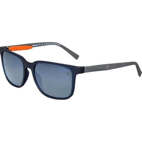 Buy Timberland Mens Sunglasses Matte Blue Smoke Polarized