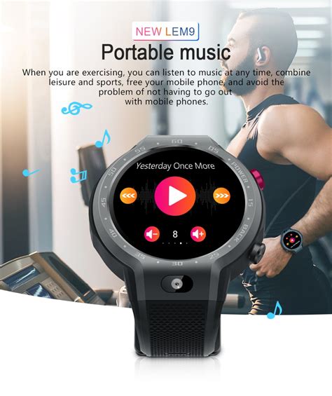 Lemfo Lem G Smartwatch Phone Blue