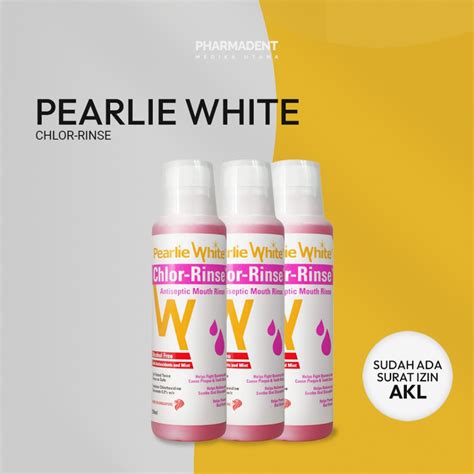 Jual Pearlie White Chlor Rinse Antiseptic Mouth Rinse Kumur Mulut