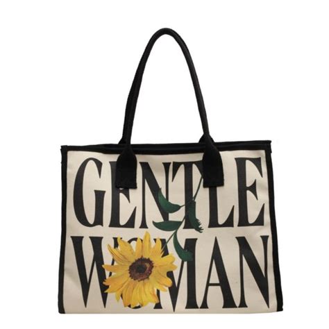 SELENAAL Flower Gentlewoman Tote Bag Star Fruits Thailand Canvas