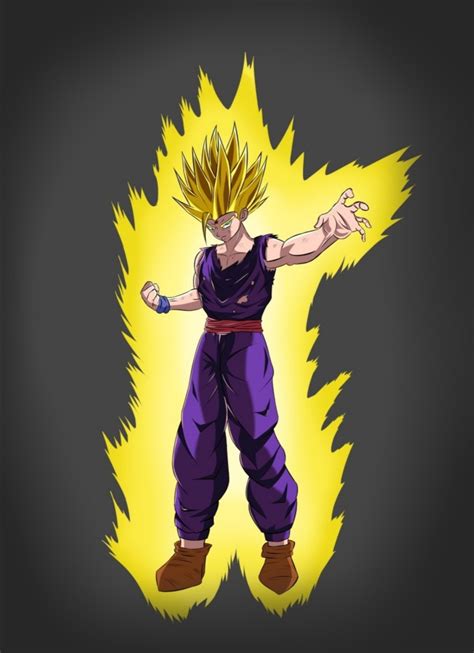 Gohan ssj2 fan art by Boyarishnick on DeviantArt