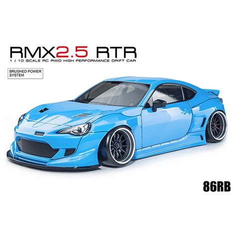 Mst Rmx Rb Light Blue Pre Painted Body Brushed Rwd Rtr Drift