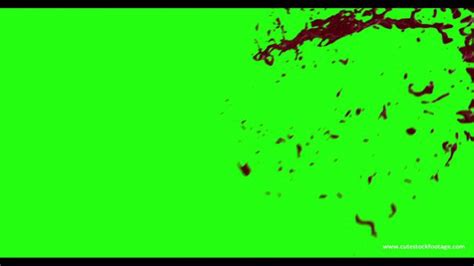 Hd Blood Burst Motion Blur Green Screen 126 HD Free Stock Video Footage