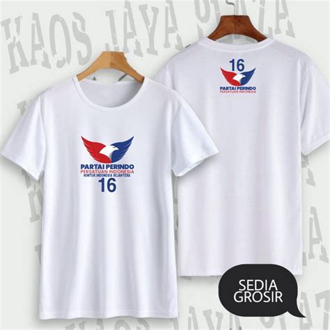 Jual KAOS BAJU PARTAI PERINDO PARTAI PERSATUAN INDONESIA KAOS PARTAI