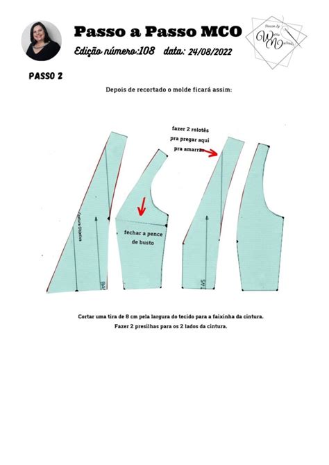 Vestido Decote V E Saia Franzida Passo A Passo Modelagem E