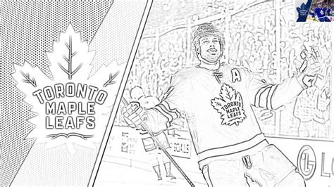 Auston Matthews Coloring Page