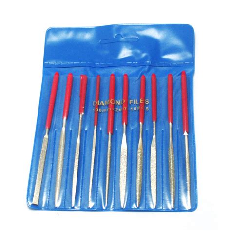 Oudtinx Mini Diamond Needle File Set 10 Piece 2mm X 100mm Amazon Co