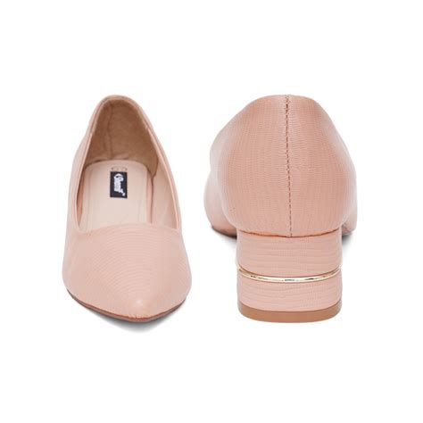 Buy Sherrif Shoes Womens Nude Color Pumps Online