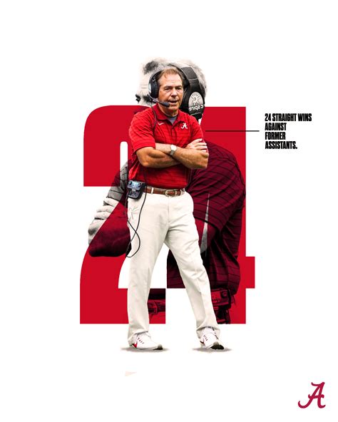 Nick Saban Alabama Crimson Tide On Behance