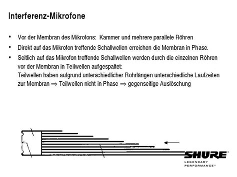 Grundlagen Mikrofone Bersicht