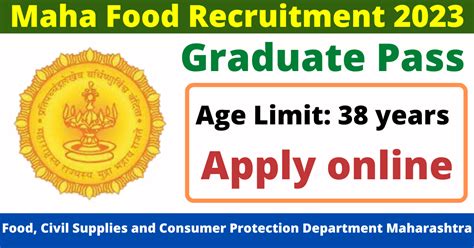 Maha Food Jobs Notification Apply Online For Group C Vacancies