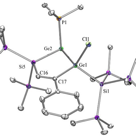 Molecular Structure Of Thermal Ellipsoid Plot Drawn At The