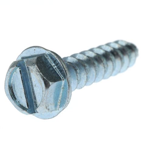 61407 Midwest 8 X 3 4 Slotted Hex Washer Head Sheet Metal Screw