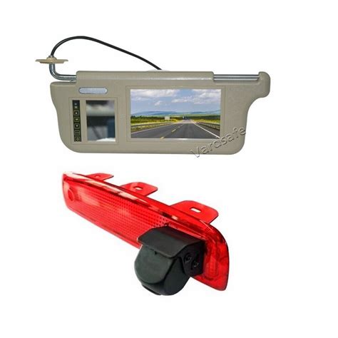 Backup Reverse Camera Sun Visor Rear View Mirror Monitor For Lada