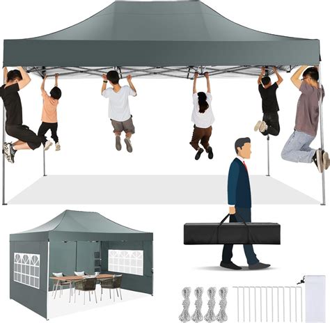 Amazon Tooluck Canopy X Pop Up Canopy Commercial Heavy Duty