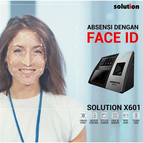 Jual Mesin Absensi Wajah X601 Fingerprint Solution X601 Mesin Absen