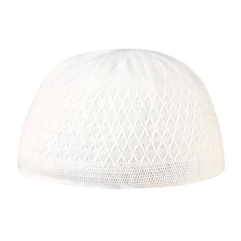 AUTARKY Men S Cotton Sufi Muslim Namaz Topi Prayer Cap White Amazon