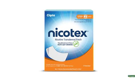 Buy Nicotex Nicotine Transdermal 14Mg Patch 7 Pieces Online at Best ...