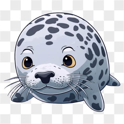 Download Curious Cartoon Seal Cartoons Online - Creative Fabrica