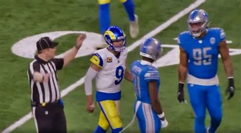 Hot Mics Caught Matt Stafford Telling Lions Player He Was Dirty