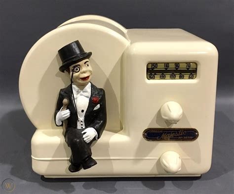 Majestic Charlie Mccarthy 1938 Bakelite Tube Radio Restored