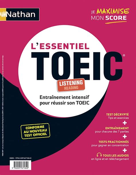 Préparer le TOEIC Les 7 vrais meilleurs livres en 2023