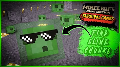 Easy To Find Slime Chunks In Minecraft Minecraft Gameplay Youtube